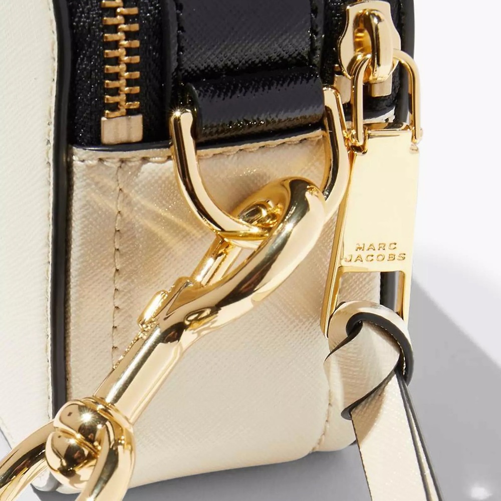 Marc Jacobs Cream and Black Snapshot Camera Crossbody Bag - Picture 5 of 9